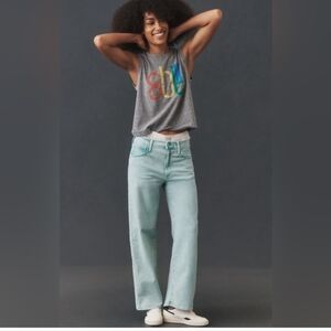 MOTHER Dodger Ankle Neptune Green Jeans